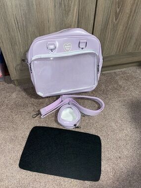 Pastel Lavender Ita Bag Crossbody with Insert